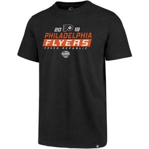 47 Philadelphia Flyers '47 CLUB TEE Pánské triko, Černá,Oranžová, velikost S