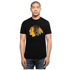 47 NHL CHICAGO BLACKHAWKS 47 CLUB TEE Pánské tričko, černá, velikost M