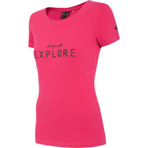 4F WOMENS TREKKING růžová XL - Dámské tričko