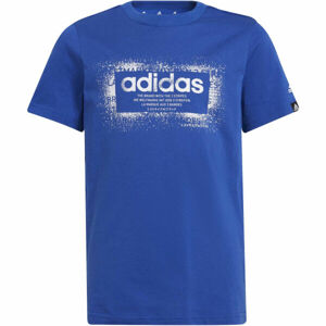 adidas GFX TEE 1 Chlapecké tričko, modrá, velikost 116