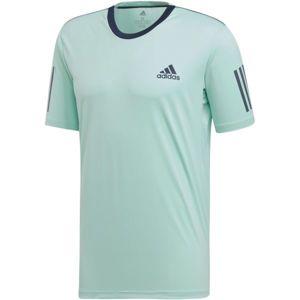 adidas CLUB 3 STRIPES TEE světle zelená L - Pánské tričko