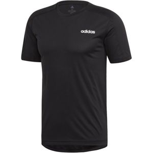 adidas DESIGN2MOVE TEE PLAIN černá M - Pánské tričko