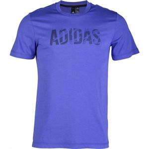 adidas OSR M LOGO TEE modrá S - Pánské triko