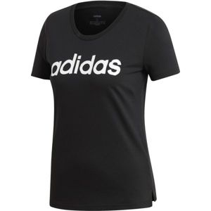 adidas CORE LINEAR TEE 1 černá XL - Dámské tričko