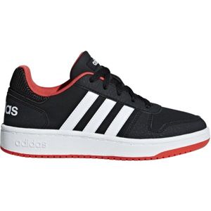 adidas HOOPS 2.0 K Dětské volnočasové boty, černá, velikost 31