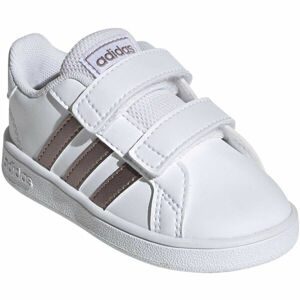 adidas GRAND COURT I Dětské volnočasové boty, bílá, velikost 22