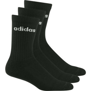 adidas CREW 3PP Set ponožek, černá, veľkosť XS