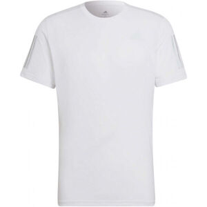 adidas OWN THE RUN TEE Pánské běžecké tričko, bílá, velikost M