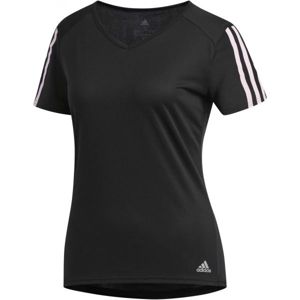 adidas RUN 3S TEE W černá S - Dámské sportovní tričko