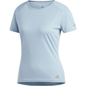 adidas RUN TEE W modrá S - Dámské běžecké tričko
