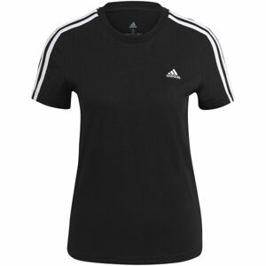adidas 3S TEE Dámské tričko, Bílá,Černá, velikost L