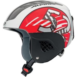 Alpina Sports CARAT červená (51 - 55) - Dětská lyžařská helma