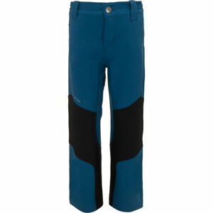 ALPINE PRO GOPALO Chlapecké softshellové kalhoty, modrá, velikost 152-158
