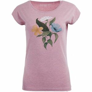 ALPINE PRO GRIDLA Dámské tričko, Růžová,Mix, velikost XL