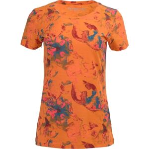ALPINE PRO HATCHA Dámské tričko, oranžová, velikost L
