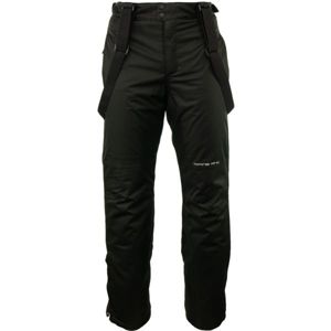 ALPINE PRO KORNEL Pánské lyžařské kalhoty, černá, velikost M