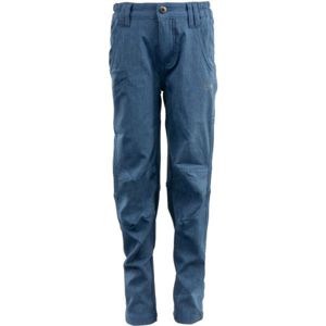 ALPINE PRO JERSO Dětské kalhoty, Modrá,Stříbrná, velikost 164-170