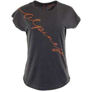 ALPINE PRO SENTA Dámské tričko, Černá,Oranžová, velikost XL
