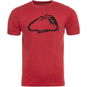 ALPINE PRO MURAL Pánské tričko, červená, velikost S