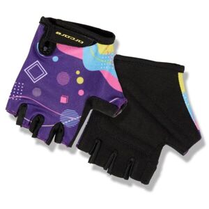 Arcore LUKE Dívčí cyklistické rukavice, fialová, velikost 6