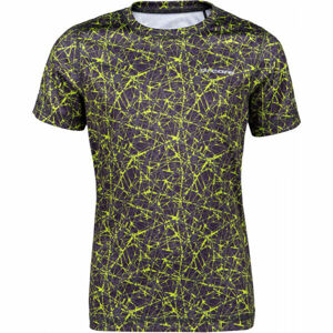 Arcore IVORY Chlapecké běžecké triko, Zelená,Černá,Stříbrná, velikost 140-146
