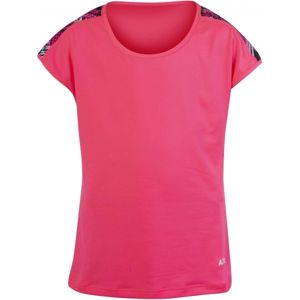 Axis FITNESS T-SHIRT GIRL Dívčí fitness triko, Růžová,Černá,Oranžová, velikost 116
