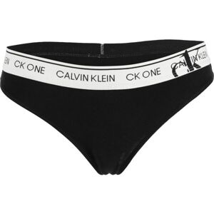 Calvin Klein FADED GLORY-THONG Dámská tanga, černá, velikost