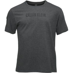 Calvin Klein S/S CREW NECK Pánské triko, tmavě šedá, veľkosť L
