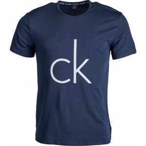 Calvin Klein S/S CREW NECK šedá S - Pánské tričko