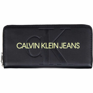 Calvin Klein SCULPTED MONO Z/A Dámská peněženka, černá, velikost UNI