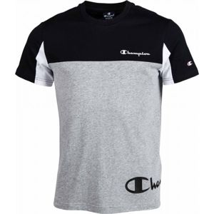 Champion CREWNECK T-SHIRT šedá M - Pánské tričko