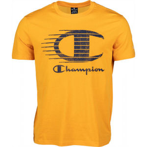 Champion CREWNECK T-SHIRT žlutá XXL - Pánské tričko