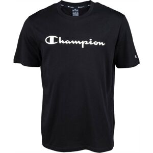 Champion CREWNECK T-SHIRT Pánské tričko, černá, velikost
