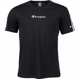 Champion CREWNECK T-SHIRT Pánské tričko, Šedá,Černá, velikost M
