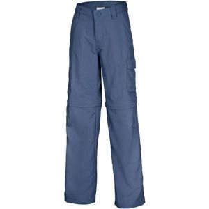 Columbia SILVER RIDGE III CONVERTIBLE PANT modrá M - Dívčí outdoorové kalhoty