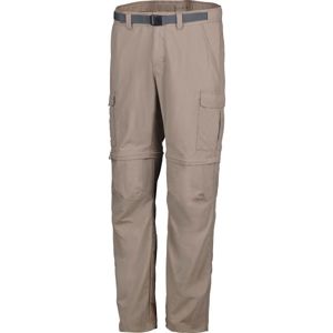 Columbia CASCADES EXPLORER CONVERTIBLE PANT Pánské outdoorové kalhoty, Hnědá,Tmavě šedá, velikost 38