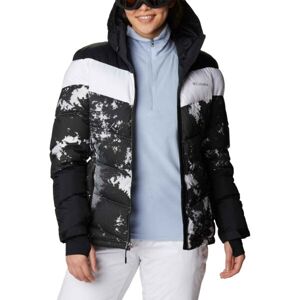 Columbia ABBOTT PEAK INSULATED JACKET Dámská zateplená lyžařská bunda, černá, velikost S