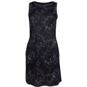 Columbia CHILL RIVER™ PRINTED DRESS Dámské šaty s potiskem, černá, velikost XL