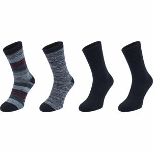 Columbia FULL CUSHION 4P Pánské ponožky, Černá,Tmavě šedá,Mix, velikost 39-42
