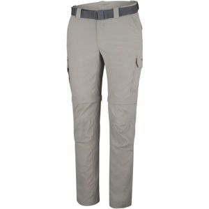 Columbia SILVER RIDGE II CONVERTIBLE PANT Pánské outdoorové kalhoty, béžová, velikost 38/32