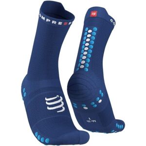 Compressport PRO RACING SOCK v4.0 RUN HIGH Běžecké ponožky, modrá, velikost T2