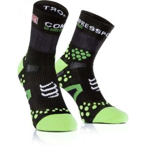 Compressport RUN HI V2.1 zelená T1 - Kompresní ponožky