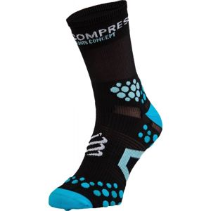 Compressport RUN HI V2.1 modrá T1 - Kompresní ponožky