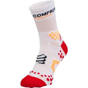 Compressport RUN HI V2.1 červená T4 - Kompresní ponožky