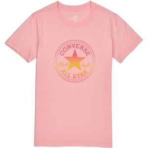 Converse OMBRE CP CREW TEE růžová M - Dámské triko