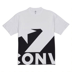 Converse STAR CHEVRON ICON REMIX TEE Pánské tričko, bílá, velikost M