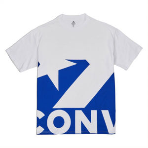 Converse STAR CHEVRON ICON REMIX TEE Pánské tričko, bílá, velikost S