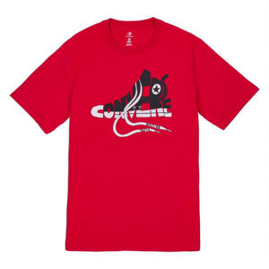 Converse ART TEE 3 červená S - Pánské triko