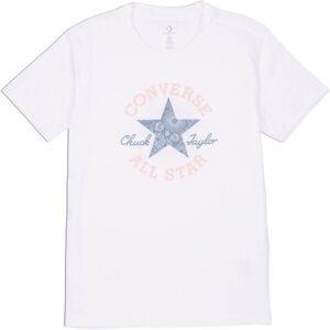 Converse CHUCK PATCH INFILL Dámské tričko, bílá, velikost S