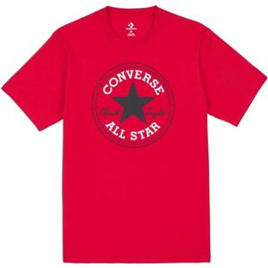 Converse CHUCK PATCH TEE červená M - Pánské triko